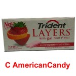 Trident Layers Wild Strawberry + Tangy Citrus 14er